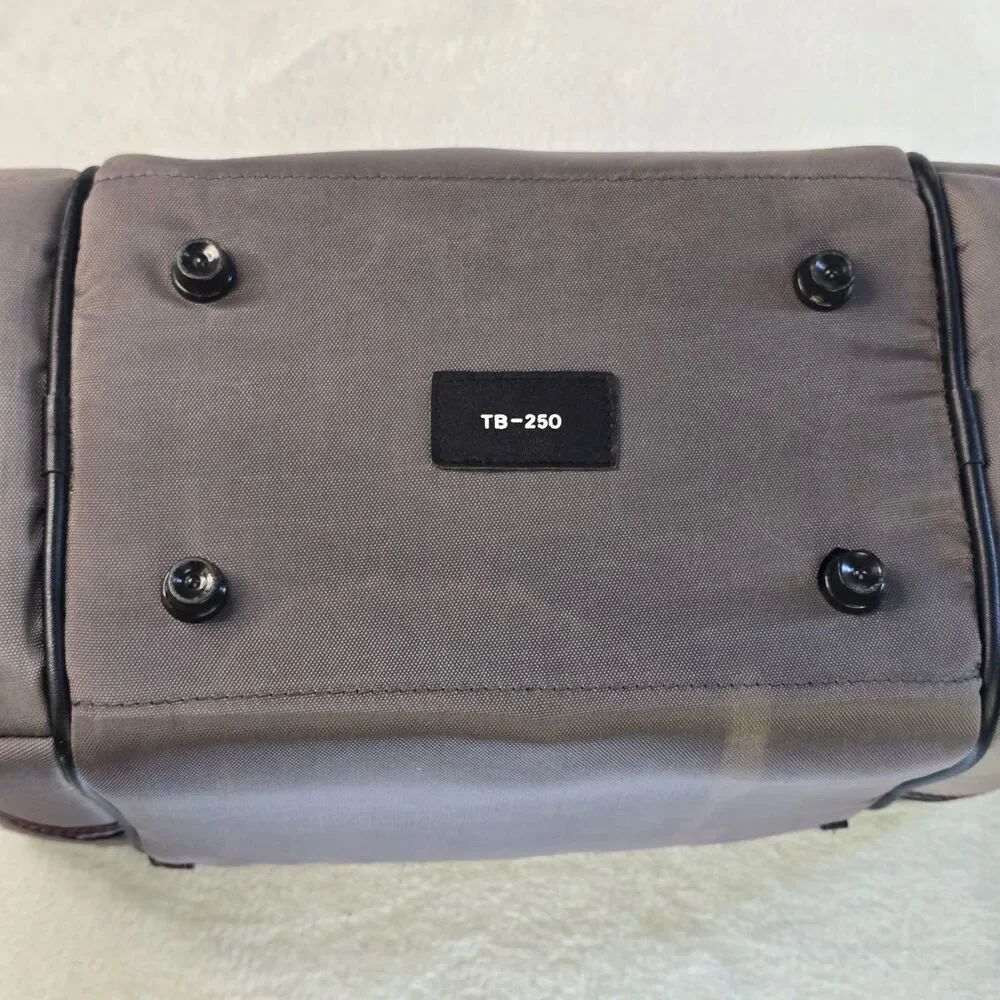 Ryka Camera Bag TB-250 Grey Padded Divides DSLR 14”x8”x7” Faded Shoulder Strap